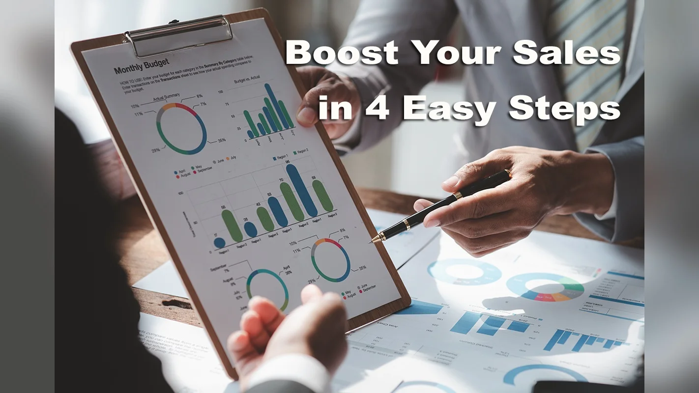 Boost Your Sales in 4 Easy Steps
